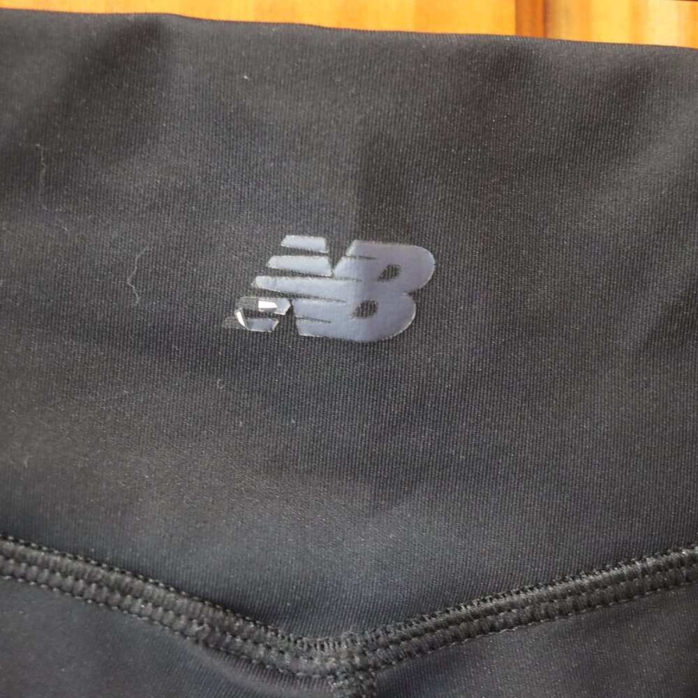 New Balance Black Full Length Leggings LG - Picture 6 of 8